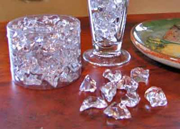 Polar Ice, Acrylic Broken Ice Chips, 72 Piece